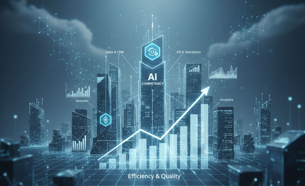 AI w firmie jako standard: jak zbudować kompetencję, a nie tylko „używać narzędzia”